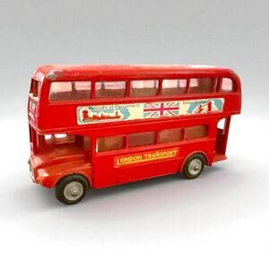 Budgie Toy London Transport Bus Double Decker Red Diecast Routemaster 64 Seater